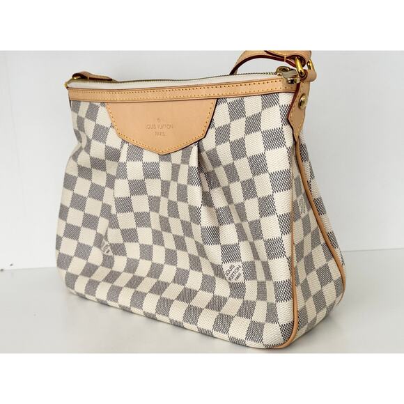 NEW Louis Vuitton Siracusa PM Damier Azur Crossbody Bag - Picture 4 of 15